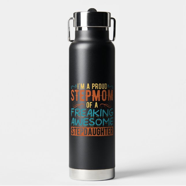 Bouteille D'eau Cadeau de citation de belle-fille de marâtre fière (Salle de sport)
