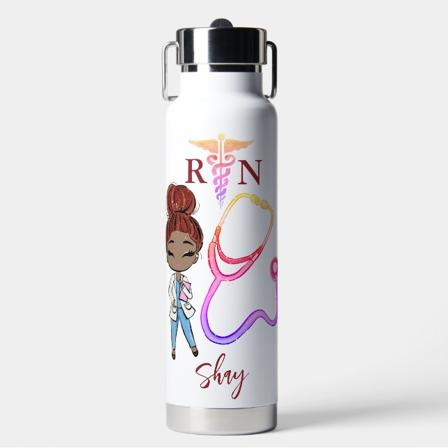 Bouteille D'eau Cadeau de Monogramme pour femmes mignonnes (Salle de sport)