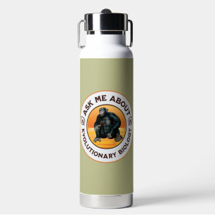Bouteille D'eau Cadeau d'humour sur l'évolution pour professeur de