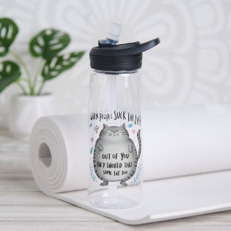 Bouteille D'eau Cadeau drôle pour amateur de chats