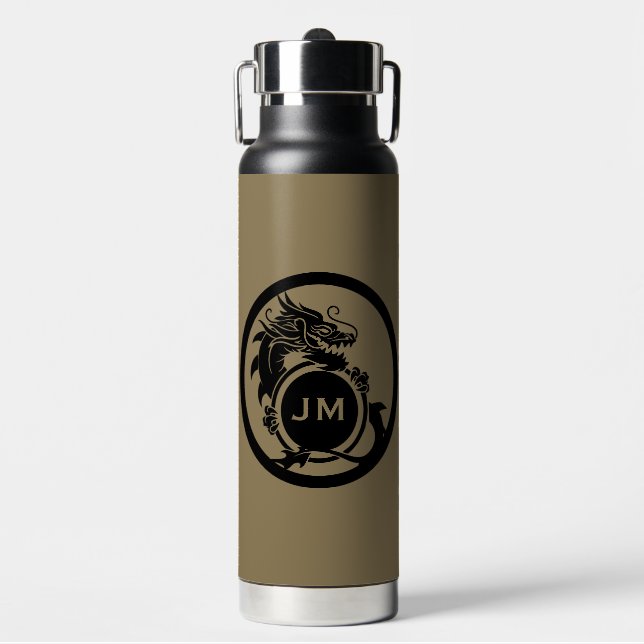 Bouteille D'eau Cadeau initial golfeur nouveauté dragon (Salle de sport)