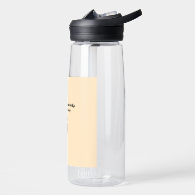 Bouteille d'eau cadeau pour enseignant (Gauche)