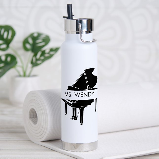 Bouteille D'eau Cadeau pour professeur de piano Piano à queue (Créateur téléchargé)