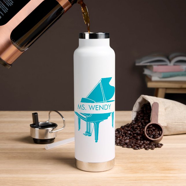 Bouteille D'eau Cadeau pour professeur de piano Piano à queue (Créateur téléchargé)