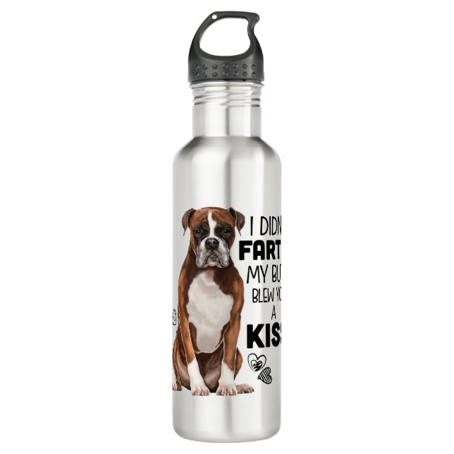 Bouteille D'eau Cadeaux Boxer Dog (Devant)