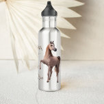 Bouteille D'eau Cadeaux de cheval arabe nom personnalisé<br><div class="desc">Cadeaux de chevaux arabes sauvages et gratuits bouteille d'eau de nom personnalisé,  gracieux cheval brun arabe,  beau cadeau personnalisé pour les amateurs de cheval.</div>