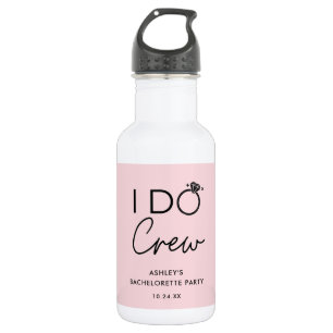 Bouteille D'eau Cadeaux de fête de mariage pour l'équipe 'I Do Cre