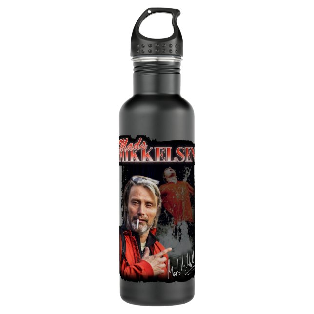 Bouteille D'eau Cadeaux de jour pour Mads Influential Mikkelsen Cu (Devant)