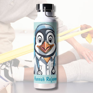 Bouteille D'eau Cadeaux de pingouins mignons pour les physiothérap