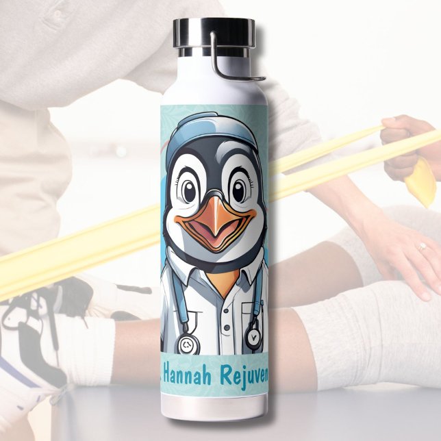 Bouteille D'eau Cadeaux de pingouins mignons pour les physiothérap (Cute Penguin Gifts for Physical Therapists Doctors)