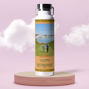 Bouteille D'eau Cadeaux de retraite heureux personnalisés pour mam