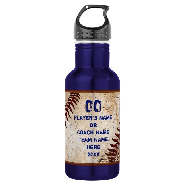 Bouteille D'eau Cadeaux D'Entraîneurs De Baseball, Idées Cadeaux D (Devant)