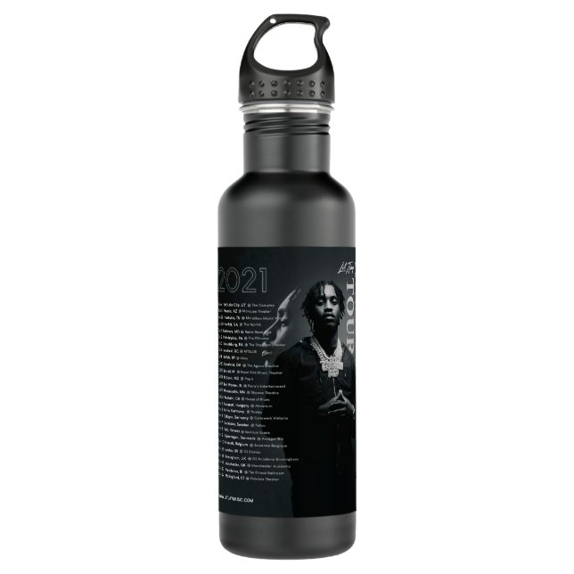 Bouteille D'eau Cadeaux Pour Hommes Rapper Lil Tjay Hiphop Awesome (Devant)