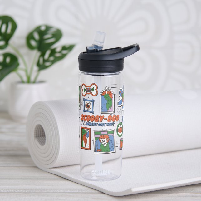 Bouteille D'eau Cadre de photos d'Halloween de Scooby-Doo (Yoga)