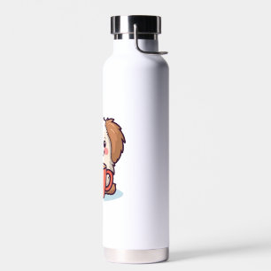 Bouteille D'eau Café Kawaii Paws