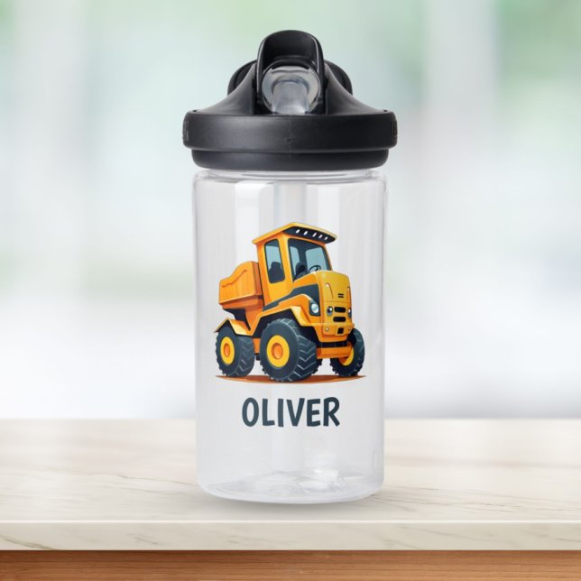 Bouteille D'eau Camion de construction moderne mignon personnalisé (Créateur téléchargé)