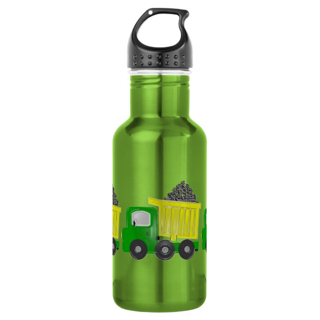 Bouteille D'eau Camion de vidange (jaune) (Devant)