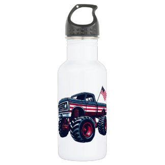 Bouteille D'eau Camion monstre vintage, États-Unis