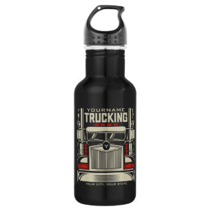 Bouteille D'eau Camion personnalisé 18 Routeur BIG RIG Trucker