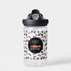 Bouteille D'eau Camions Monster Colorés Racing Enfants Nom personn