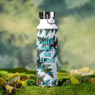 Bouteille D'eau Camouflage Fractal Arctique Fantaisiste