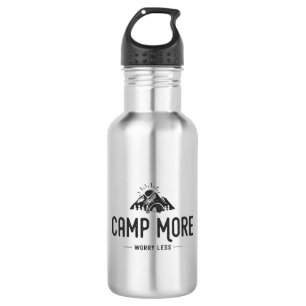 Bouteille D'eau Camp Plus S'Inquiéter Moins