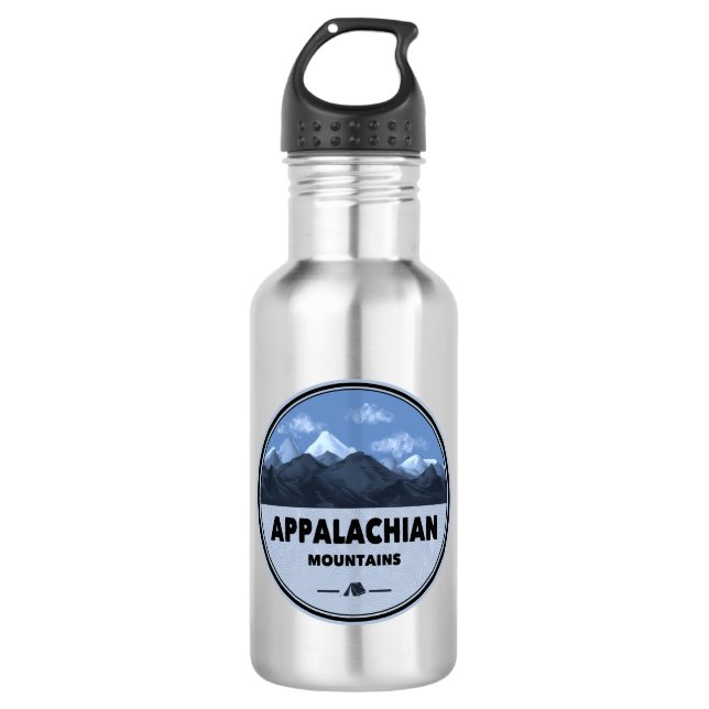 Bouteille D'eau Camping dans les montagnes Appalaches (Devant)