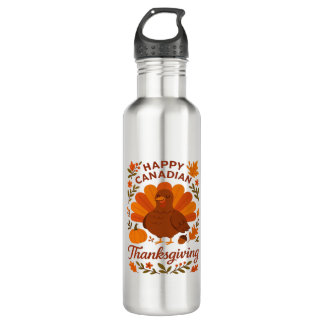 Bouteille D'eau Canadian Thanksgiving Autumn Celebration Classic T