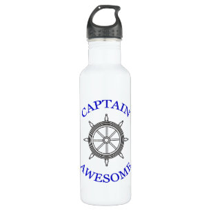 Bouteille D'eau "Capitaine génial"