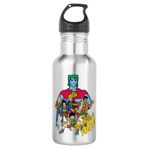 Bouteille D'eau Captain Planet Group Graphic - La Puissance Est À