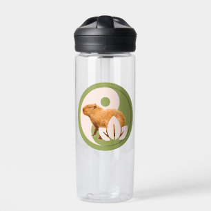 Bouteille D'eau Capybara Zen Yin Yang Nature Paisible
