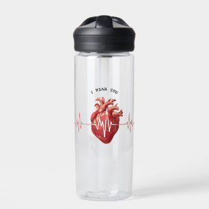 Bouteille D'eau cardiologue médecin du cœur Je Vous Écoute Compass
