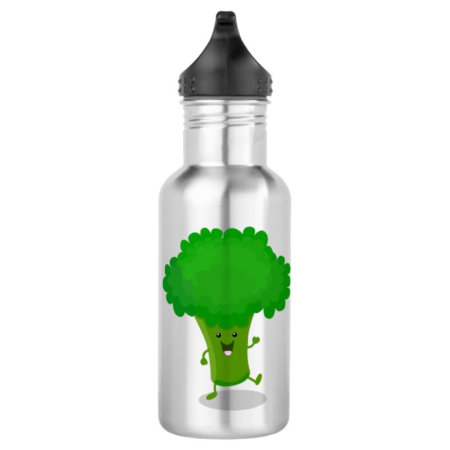 Bouteille D'eau Caricature de brocoli dansant Cute kawaii (Droite)