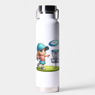 Bouteille D'eau Caricature de golf de Little Girls personnalisée