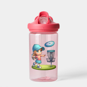 Bouteille D'eau Caricature de golf de Little Girls personnalisée