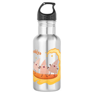 Bouteille D'eau Caricature de surf pour chips de maïs mignonette n