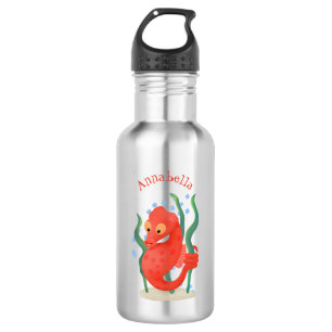Bouteille D'eau Caricature d'hippocampe pygmée