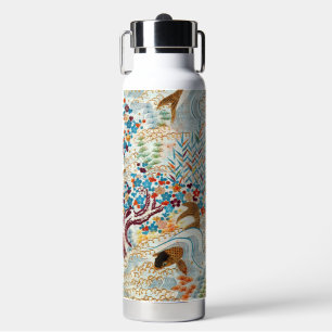 Bouteille D'eau Carpes japonaises vintage et eau courante