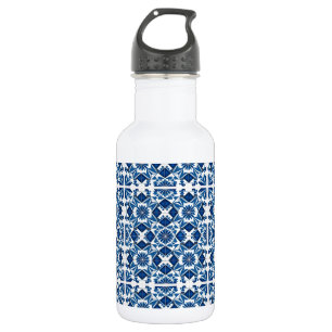 Bouteille D'eau Carreaux Méditerranéens, Portugais, Azulejo, Majol