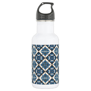 Bouteille D'eau Carreaux Méditerranéens, Portugais, Azulejo, Majol