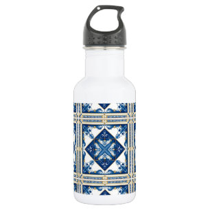 Bouteille D'eau Carreaux méditerranéens, portugais, azulejo, majol