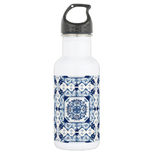 Bouteille D'eau Carreaux méditerranéens, portugais, azulejo, majol
