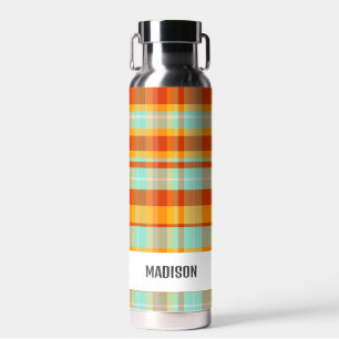 Bouteille D'eau Carreaux Personnalisés Modernes Tendance