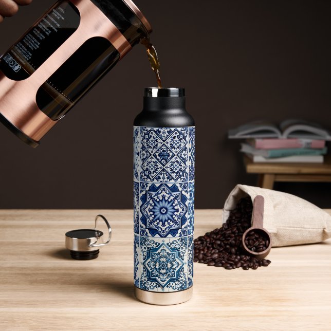 Bouteille D'eau Carrelage méditerranéen, Portugais, Azulejo, Majol (Gym)