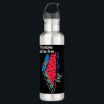 Bouteille D'eau carte graphique de la pastèque palestine colorée<br><div class="desc">C'est une pastèque palestine colorée carte graphique design tee - shirt Pour les Palestiniens, les amateurs de Palestine Pro-Palestinien, ou, tous ceux qui soutiennent la liberté et la justice et luttent contre l'injustice. A tous ceux qui soutiennent la juste cause palestinienne. Accroître et soutenir la libération de la Palestine et...</div>