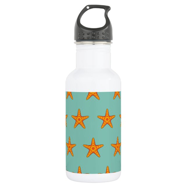 Bouteille D'eau Carton d'Épis orange mignon (Devant)