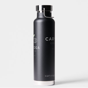 Bouteille D'eau Cary Yoga Collective - Tasse de voyage noire éléga