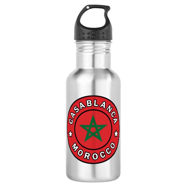 Bouteille D'eau Casablanca Maroc (Devant)