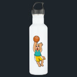 Bouteille D'eau Cat at Basketball Sports<br><div class="desc">This design is the perfect gift for a birthday, Christmas and other celebrations. It is suitable for women, men and kids.</div>
