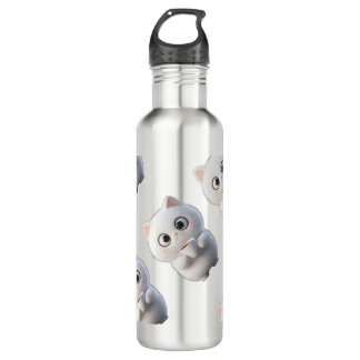 Bouteille D'eau Cat stainless steel water bottle